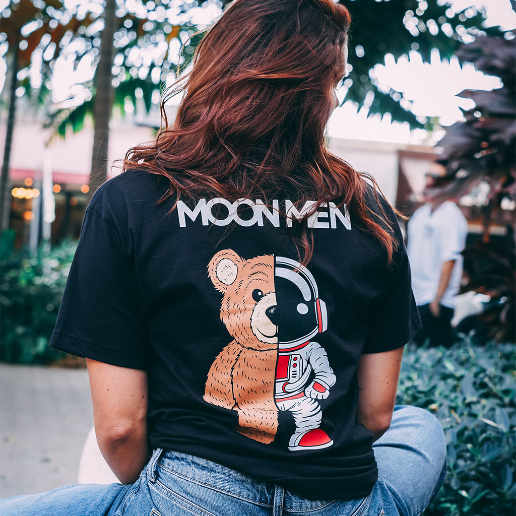 Astro Bear Heavyweight Tee Onyx