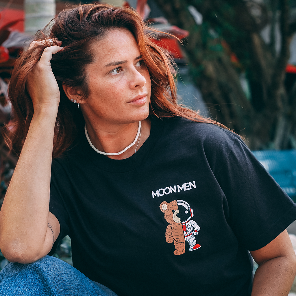 Astro Bear Heavyweight Tee Onyx