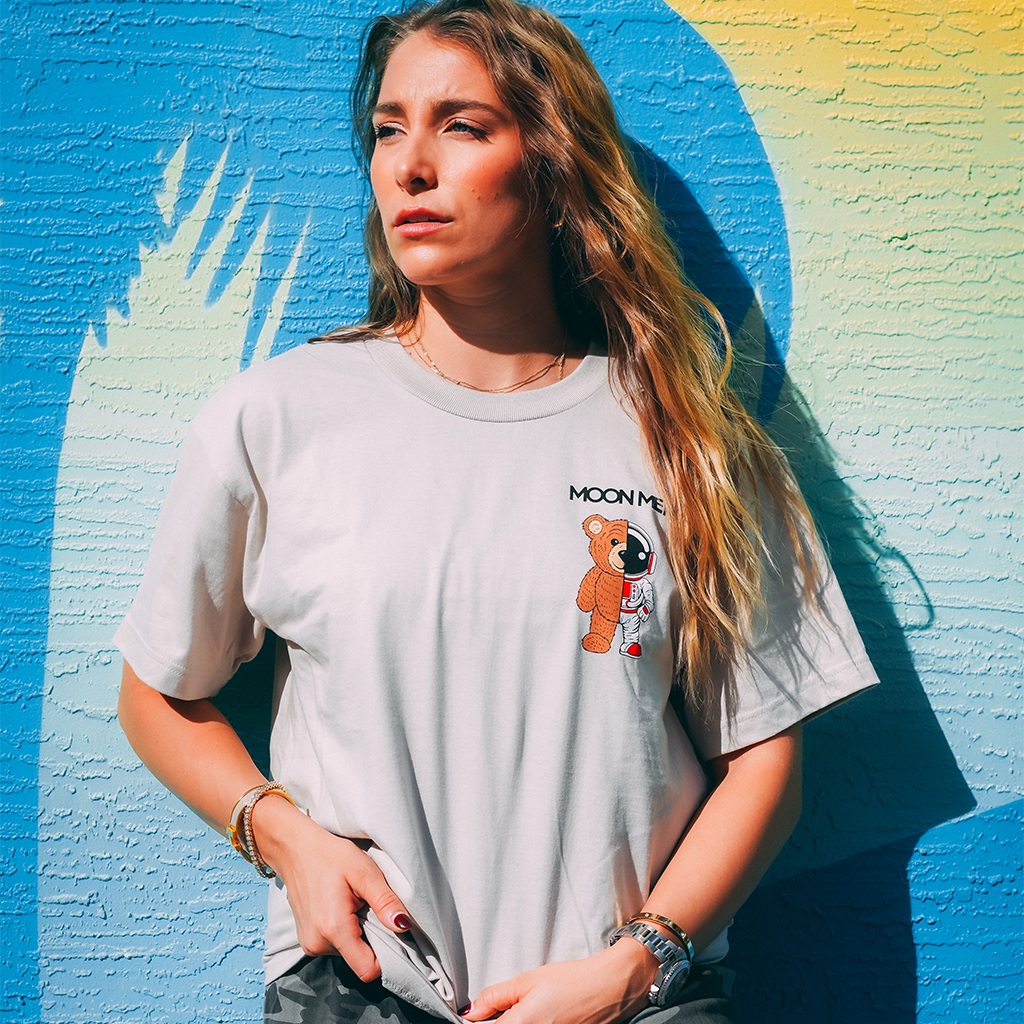 Astro Bear Heavyweight Tee Sand