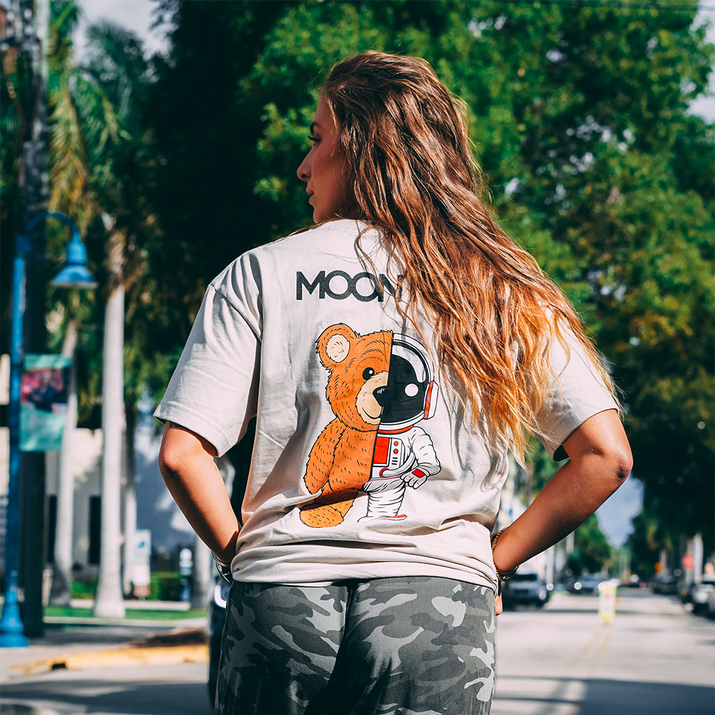 Astro Bear Heavyweight Tee Sand