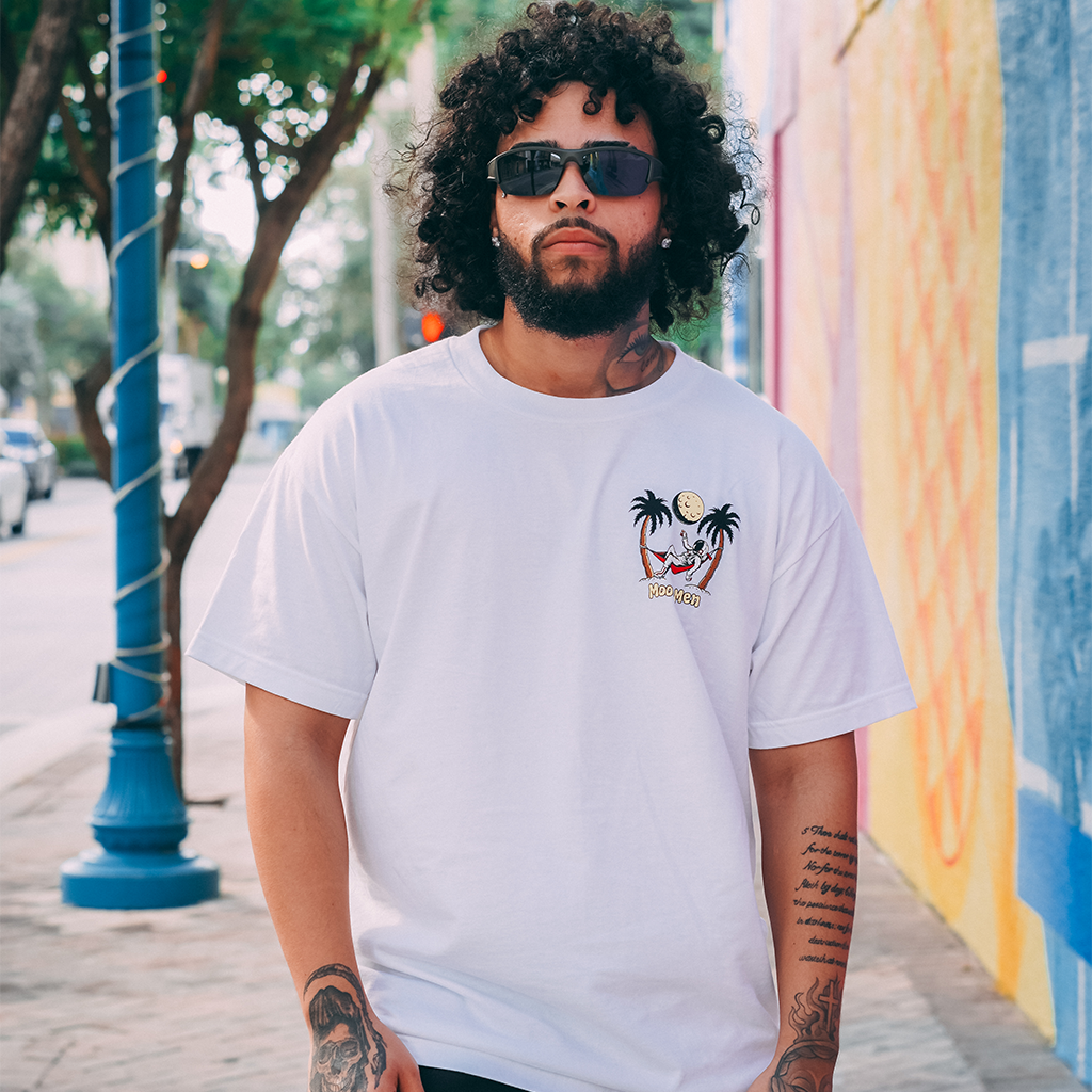 Astro Beach Heavyweight Tee White